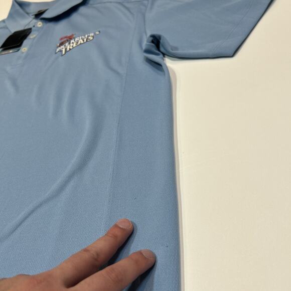 Nike Golf Dri-Fit Men’s XL Polo Shirt Blue NWT Kellogg’s Rice Krispies Treats - Picture 8 of 14